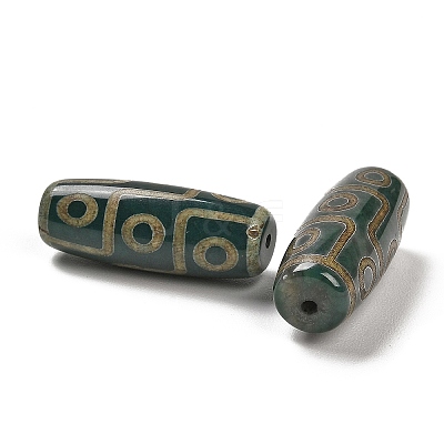 Tibetan Style dZi Beads TDZI-R002-02F-1