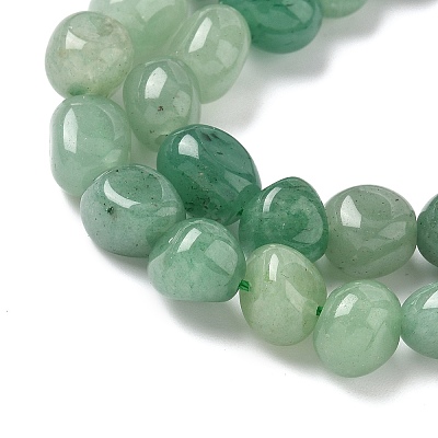 Natural Green Aventurine Beads Strands G-C038-02A-01-1