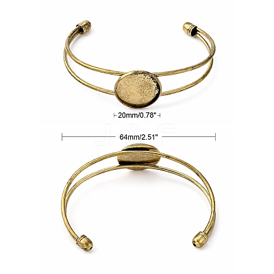 Brass Bangle Making MAK-S001-SZ016AB-20-1