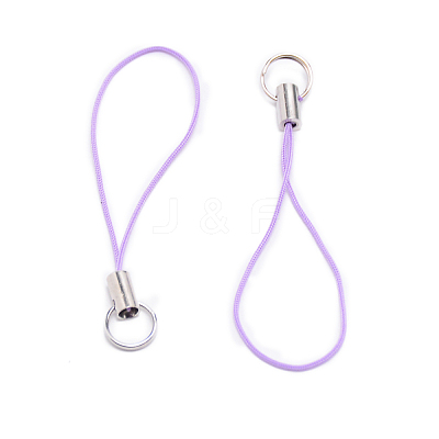 Polyester Cord Mobile Straps MOBA-WH0006-05-1