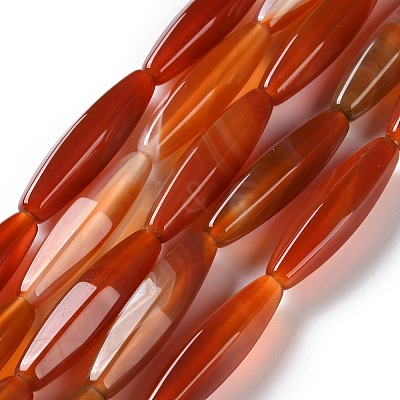 Natural Agate(Dyed & Heated) Beads Strands G-M446-A01-01B-1