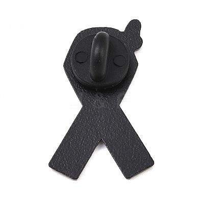 No Violence Awareness Ribbon Enamel Pins LS-JEWB-C048-03C-EB-1