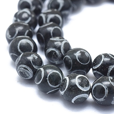 Natural Xiuyan Jade Bead Strands G-O179-B03-10mm-1