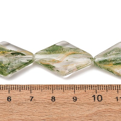 Transparent Handmade Lampwork Beads LA-CBAF0C8-02D-1