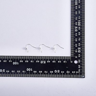 20Pcs 2 Color Brass Earring Hooks JX502A-1