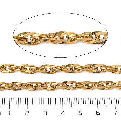 Ion Plating(IP) 304 Stainless Steel Rope Chains CHS-H025-16G-1