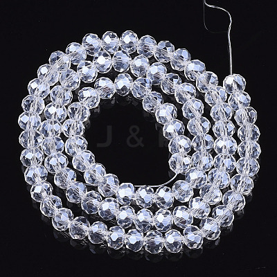 Electroplate Glass Beads Strands EGLA-A034-T6mm-A20-1