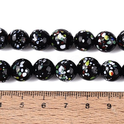Handmade Lampwork Beads Strands LAMP-Q041-11C-1