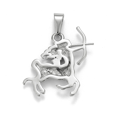 Non-Tarnish 304 Stainless Steel Pendants STAS-D165-14P-02-1
