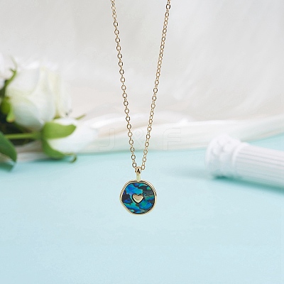 5Pcs Natural Abalone Shell/Paua Shell Pendants KK-SZ0002-38A-1