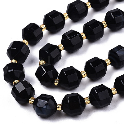 Natural Agate Beads Strands G-T131-82B-01-1