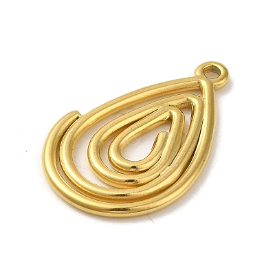 Ion Plating(IP) 304 Stainless Steel Pendants STAS-C104-29G-1