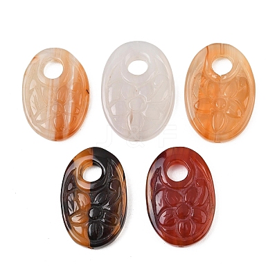 Natural Agate Carved Pendants GG-CBA3D9B-05-1