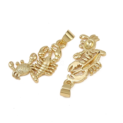 Brass Pendants KK-I358-057G-02-1