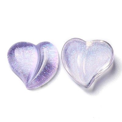 Translucent Resin Cabochons RESI-B016-03E-1