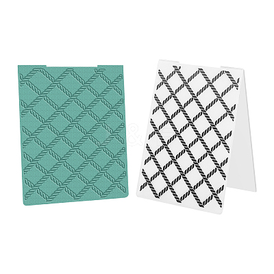 Plastic Embossing Folders DIY-WH0186-10-1