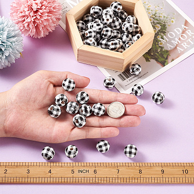 Natural Wooden Beads WOOD-TAC0010-05A-1