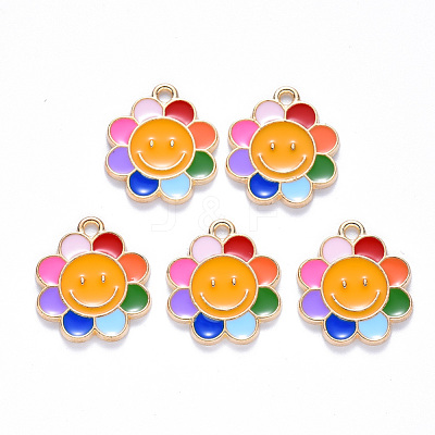 Alloy Enamel Pendants X-ENAM-N054-009-1