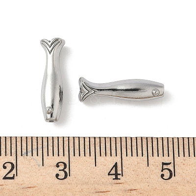 304 Stainless Steel Beads X-STAS-F320-15A-P-1