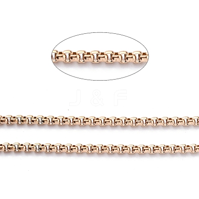 Ion Plating(IP) 304 Stainless Steel Box Chains CHS-H031-01RG-1