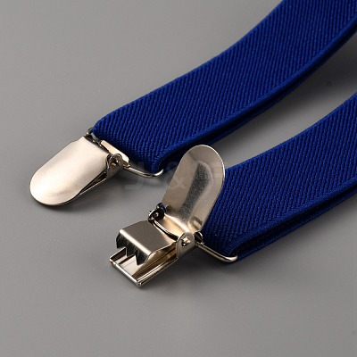 Adjustable Polyester Y-Shaped Heavy Duty Suspenders AJEW-WH0307-23H-1