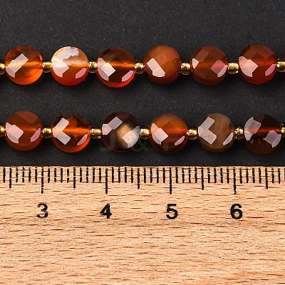 Natural Carnelian Beads Strands G-K389-B43-01-1