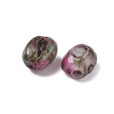 Picasso Baking Paint Glass Seed Beads LS-GLAA-V001-08D-1