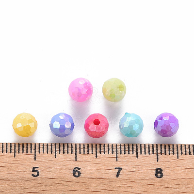 Opaque Acrylic Beads TACR-S154-11F-1