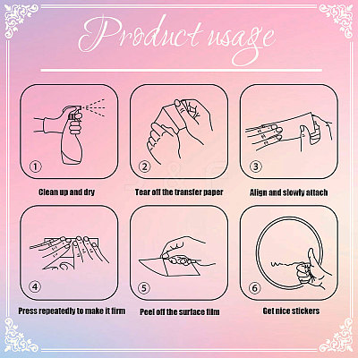 Waterproof Reflective Plastic Mirror Stickers DIY-WH0668-004-1