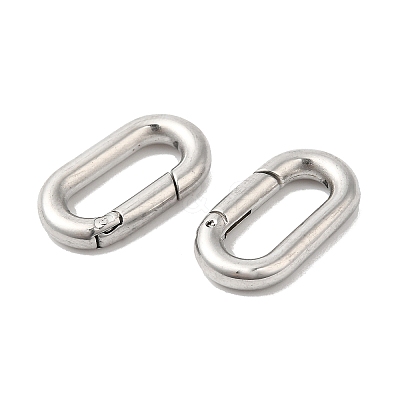 Non-Tarnish 304 Stainless Steel Spring Gate Ring STAS-Q215-54P-1