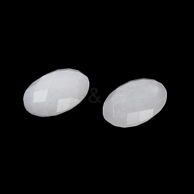 Natural White Jade Cabochons G-O175-15P-01-1