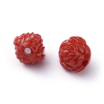 Opaque Acrylic Beads MACR-S128-3-1