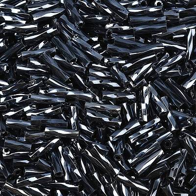 Glass Twist Bugles Seed Beads X-TTSDB6MM706-1