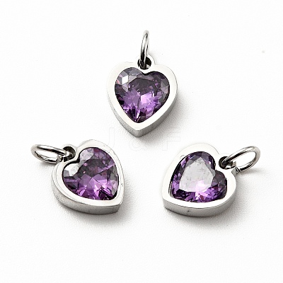 304 Stainless Steel Pendants STAS-D189-06P-05-1