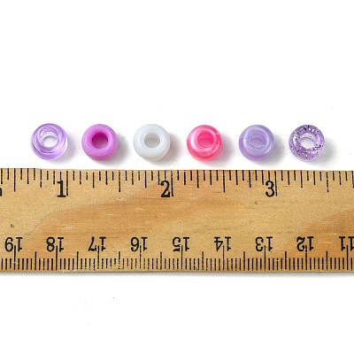 8 Styles Plastic Pearlized Beads KY-FS0001-21A-1