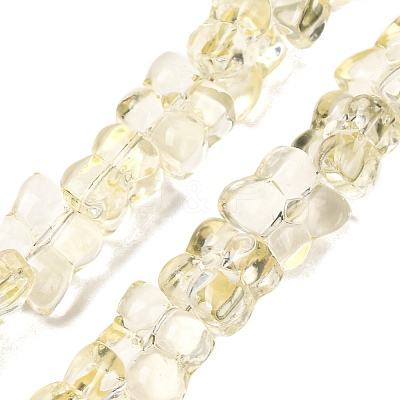 Transparent Glass Beads Strands GL-CBAAE04-01J-1