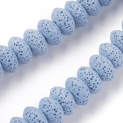 Natural Lava Rock Beads Strands G-F671-01B-07-1