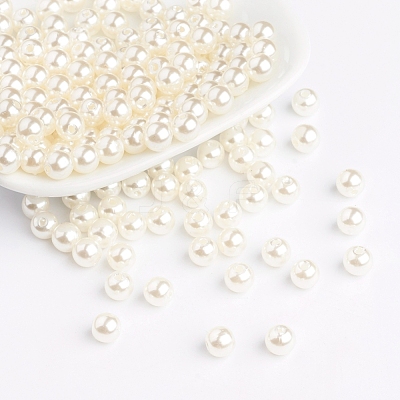 Imitation Pearl Acrylic Beads X-12A-9282-1