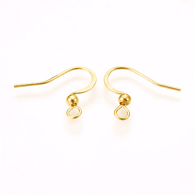 316 Surgical Stainless Steel Earring Hooks X-STAS-P220-13G-1