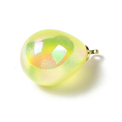 UV Plating Acrylic Pendants LS-FIND-I035-01G-1