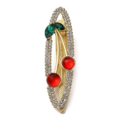 Cherry Golden Alloy Alligator Hair Clips LS-PHAR-K006-04C-G-1