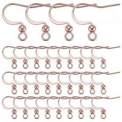 100Pcs 316 Surgical Stainless Steel Earring Hooks STAS-SC0006-43-1