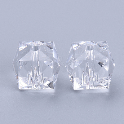 Transparent Acrylic Beads TACR-Q259-14mm-V01-1