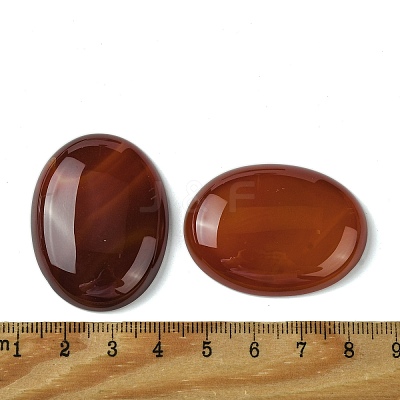 Natural Red Agate Cabochons G-L601-03E-01-1