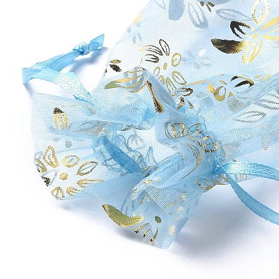 Organza Drawstring Jewelry Pouches OP-I001-A01-1