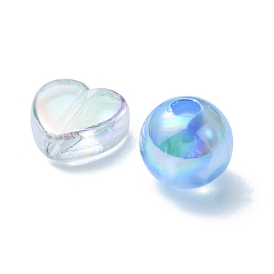526Pcs 18 Style Transparent Acrylic Beads MACR-YW0002-07-1