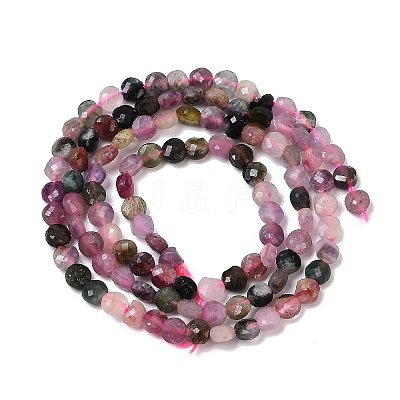 Natural Multicolor Tourmaline Beads Strands G-I379-C01-01-1