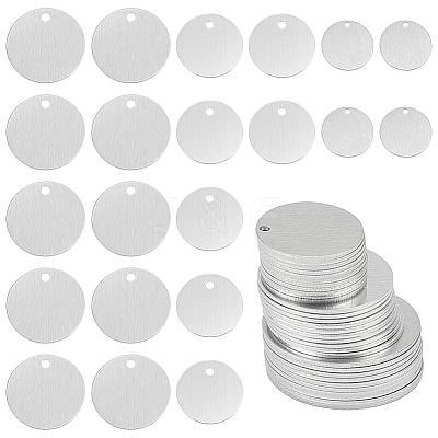 30Pcs 3 Styles Aluminum Pendants ALUM-WR0001-01-1