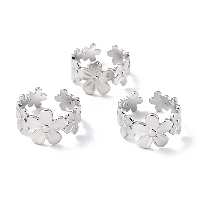 Non-Tarnish 304 Stainless Steel Finger Rings X-RJEW-L102-36P-1