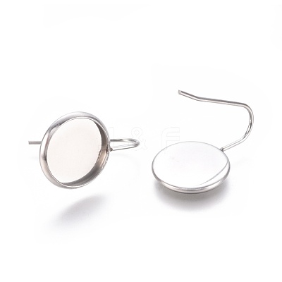 Non-Tarnish 304 Stainless Steel Earring Hooks STAS-E474-03A-1